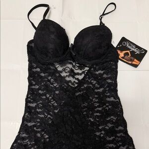 Dreamgirl Black Lace Chemise